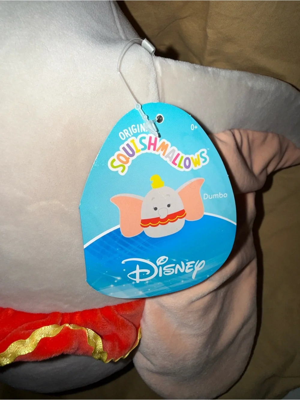 Gray Disney Dumbo the Elephant Plush Toy - Soft Kids Stuffed Animal- nwt